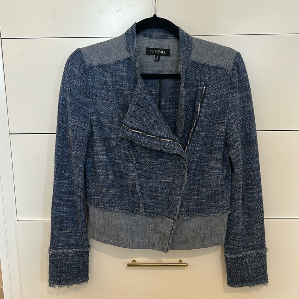 Intermix blue jacket size 4